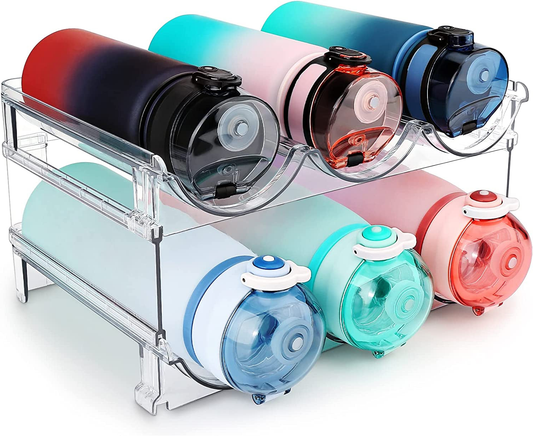 Water Bottle Organizer for Cabinet, Water bottle holder 